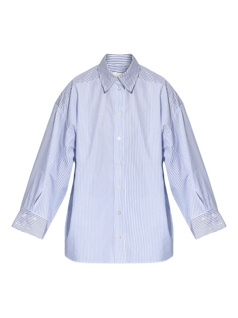 Striped oversized shirt - Blue