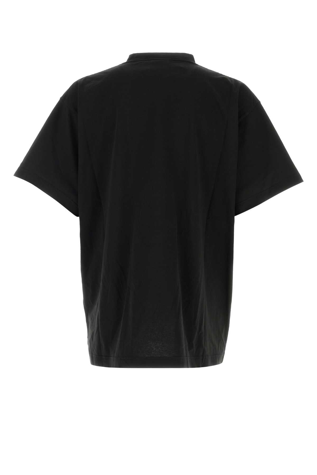 Balenciaga Black Cotton Oversize T Shirt
