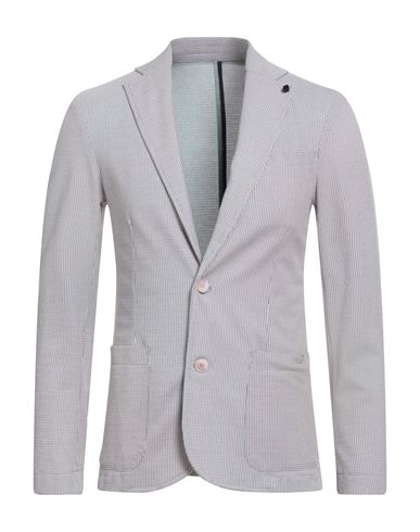Man Blazer Lilac Size 38 Cotton, Polyester, Elastane