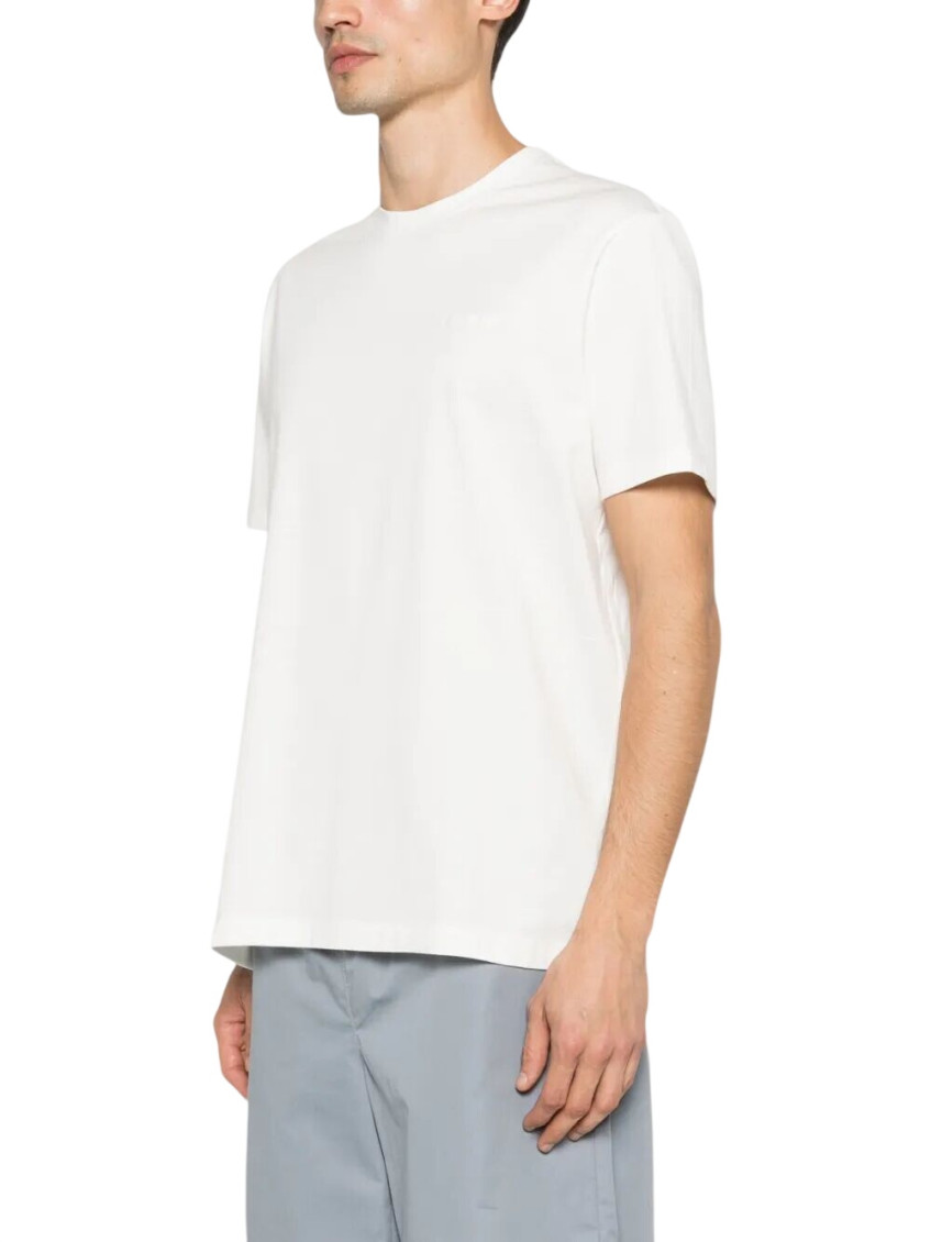 Paul & Shark - cotton t shirt embroidered logo detai
