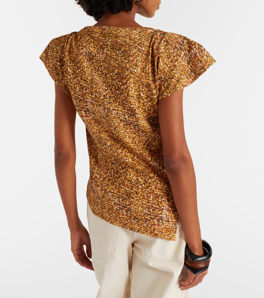 Sebani asymmetric cotton T-shirt