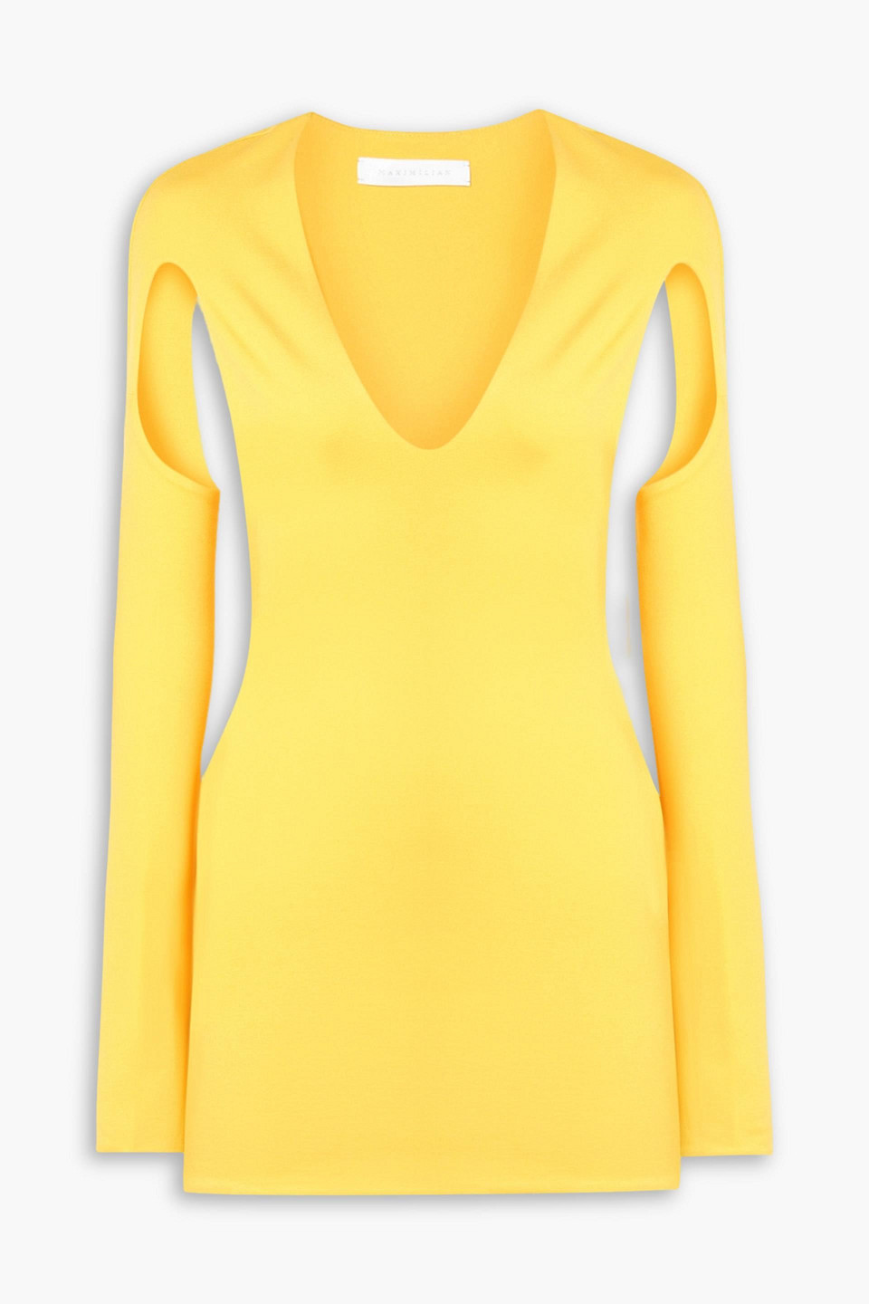 Cutout stretch-jersey mini dress
