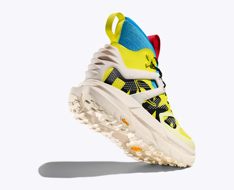 HOKA Mafate X Hike Shoes in Hoka Citrus/Alabaster