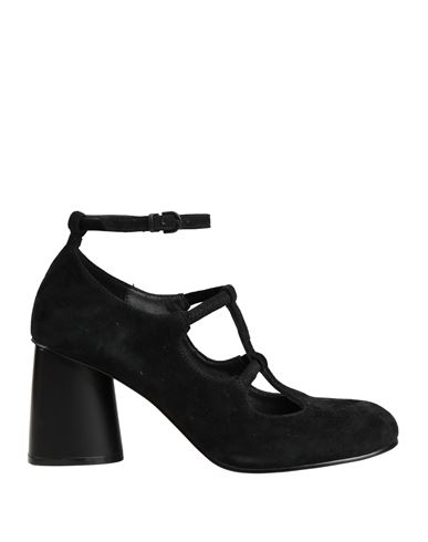 Woman Pumps Black Size 6 Leather