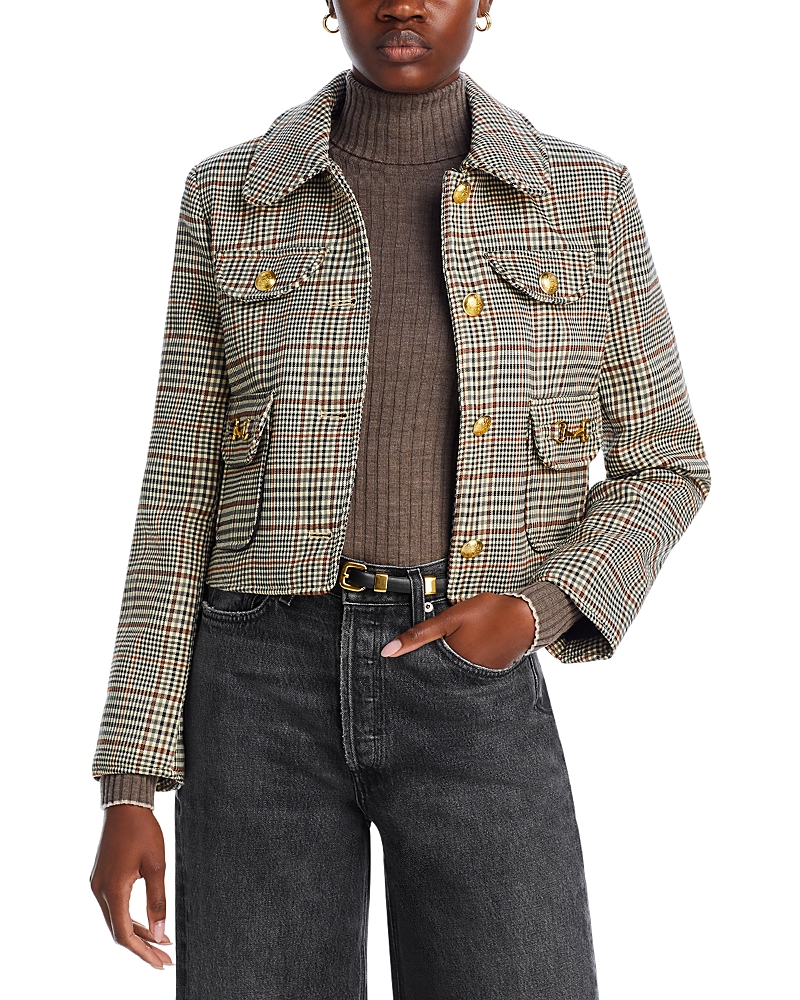 Plaid Four Pocket Jacket