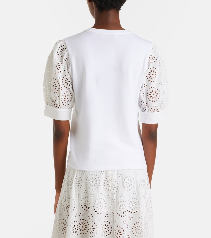 The Deco broderie anglaise cotton T-shirt