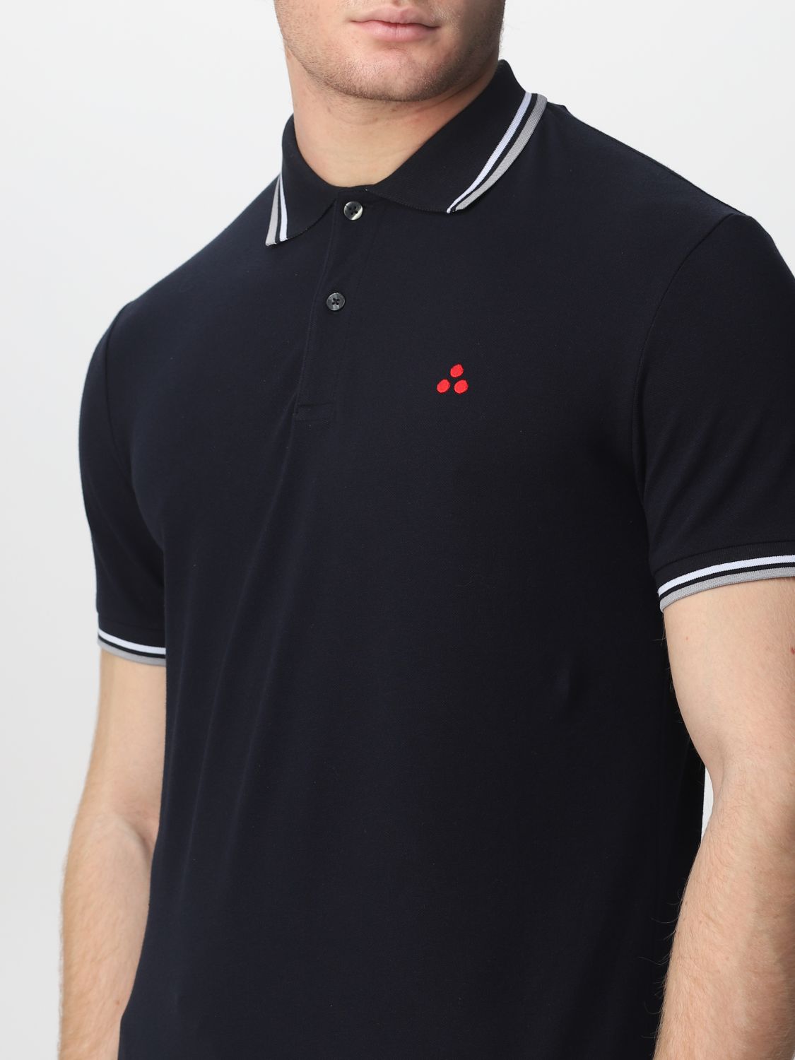 Polo Shirt Men colour Blue