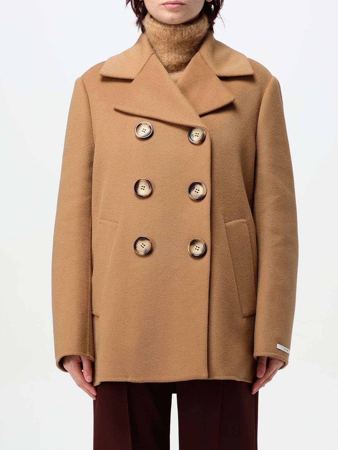 Livorno wool peacoat - Black