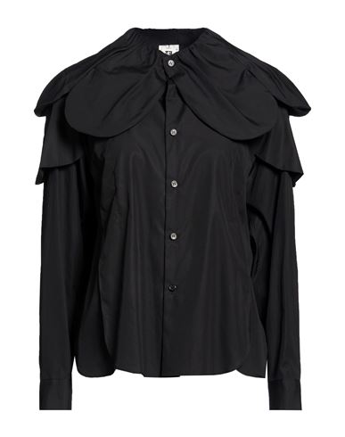 Woman Shirt Black Size S Cotton