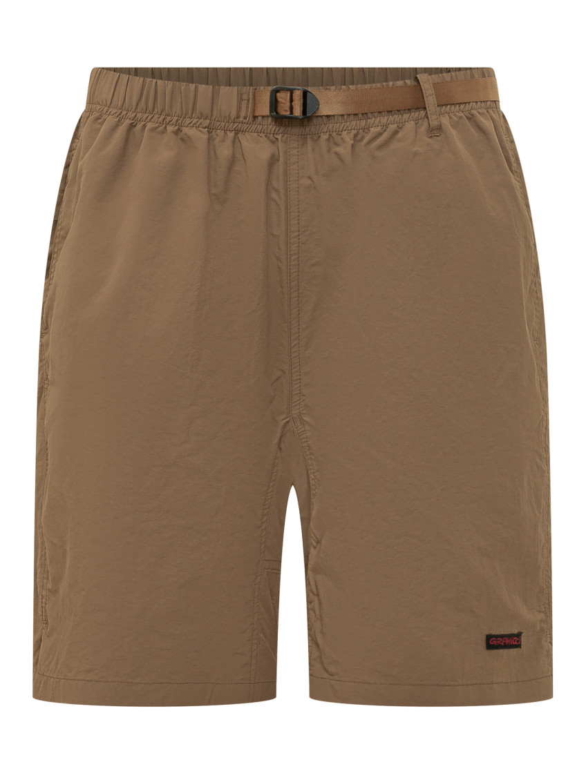 Brown Logo Shorts