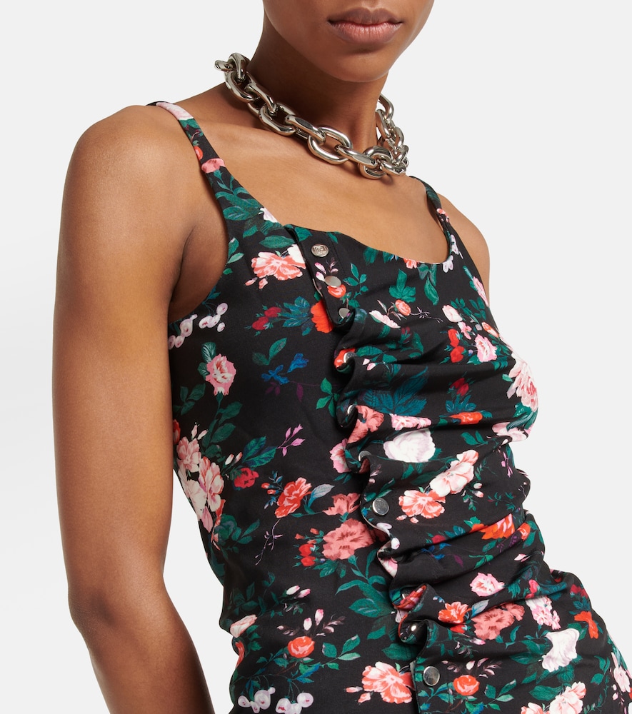 Ruched floral top