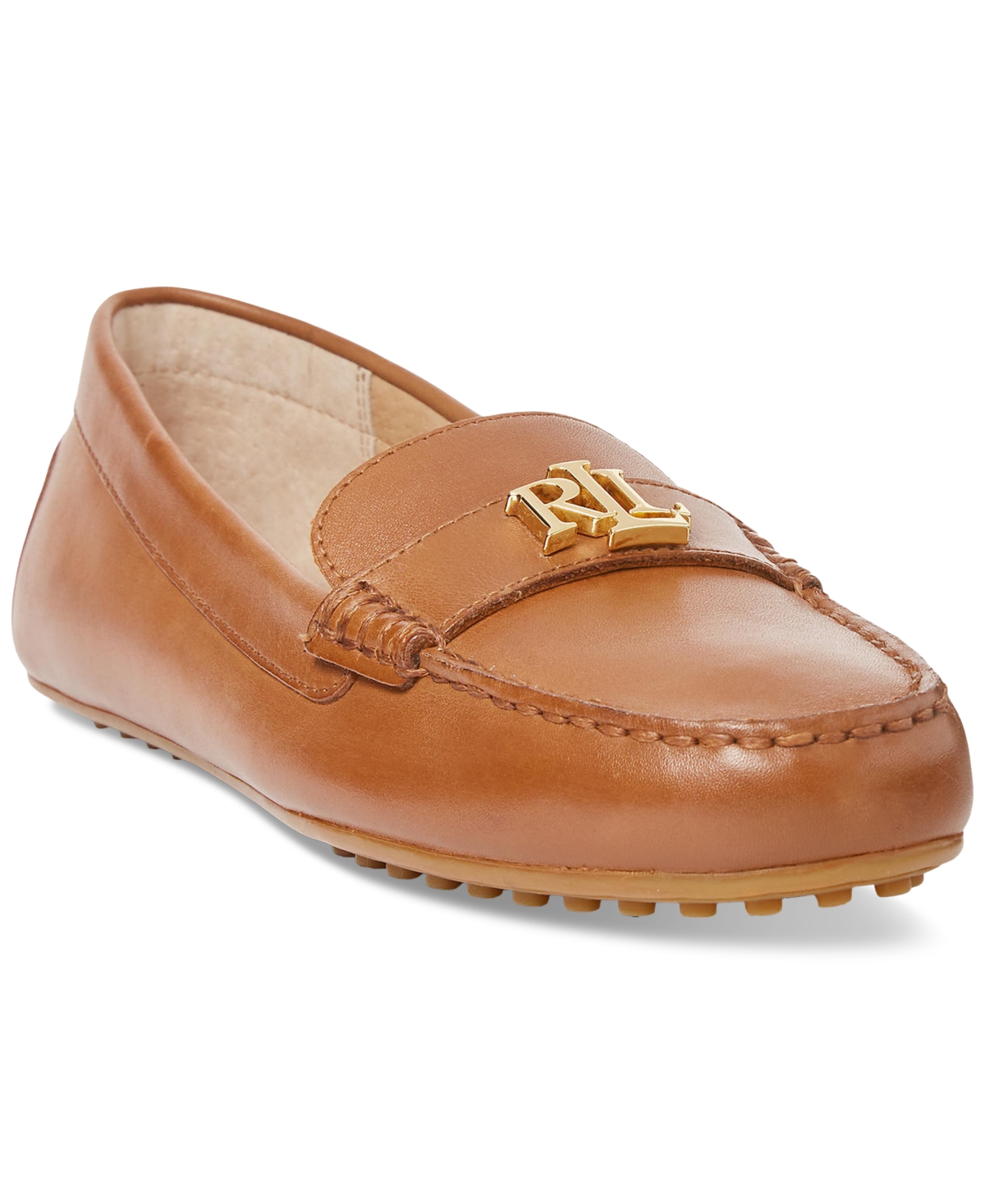 Women's Barnsbury Round Toe Loafers - Polo Tan Leather