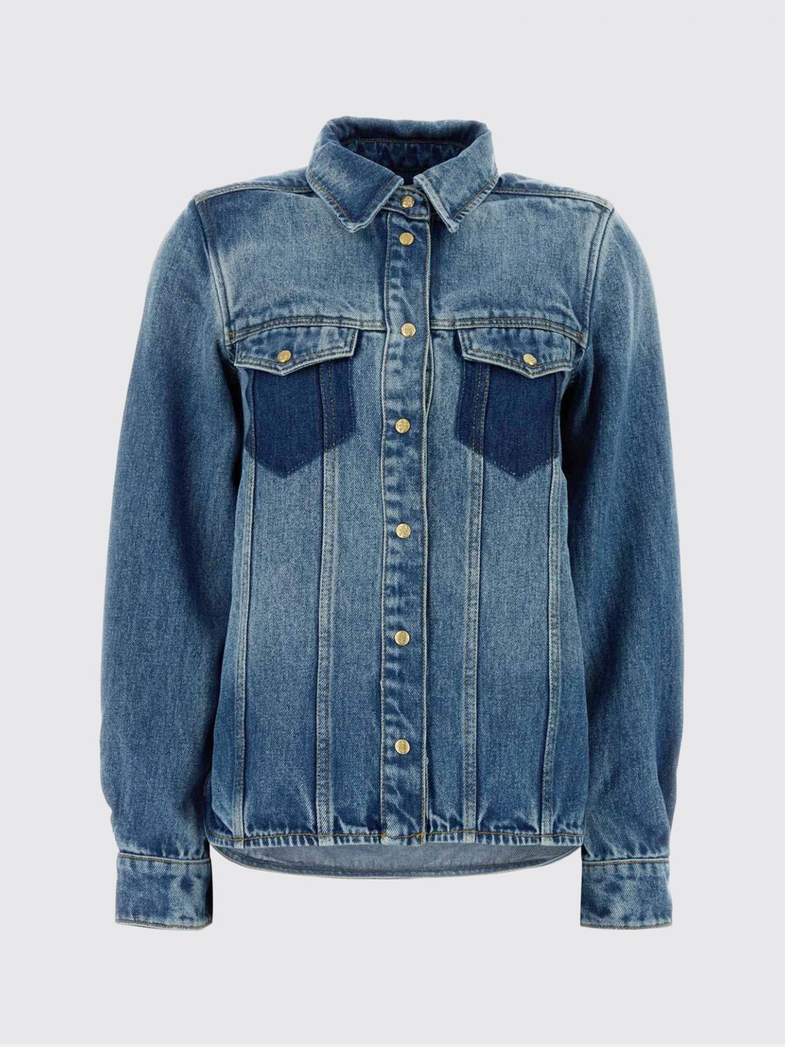 Shirt Woman color Denim