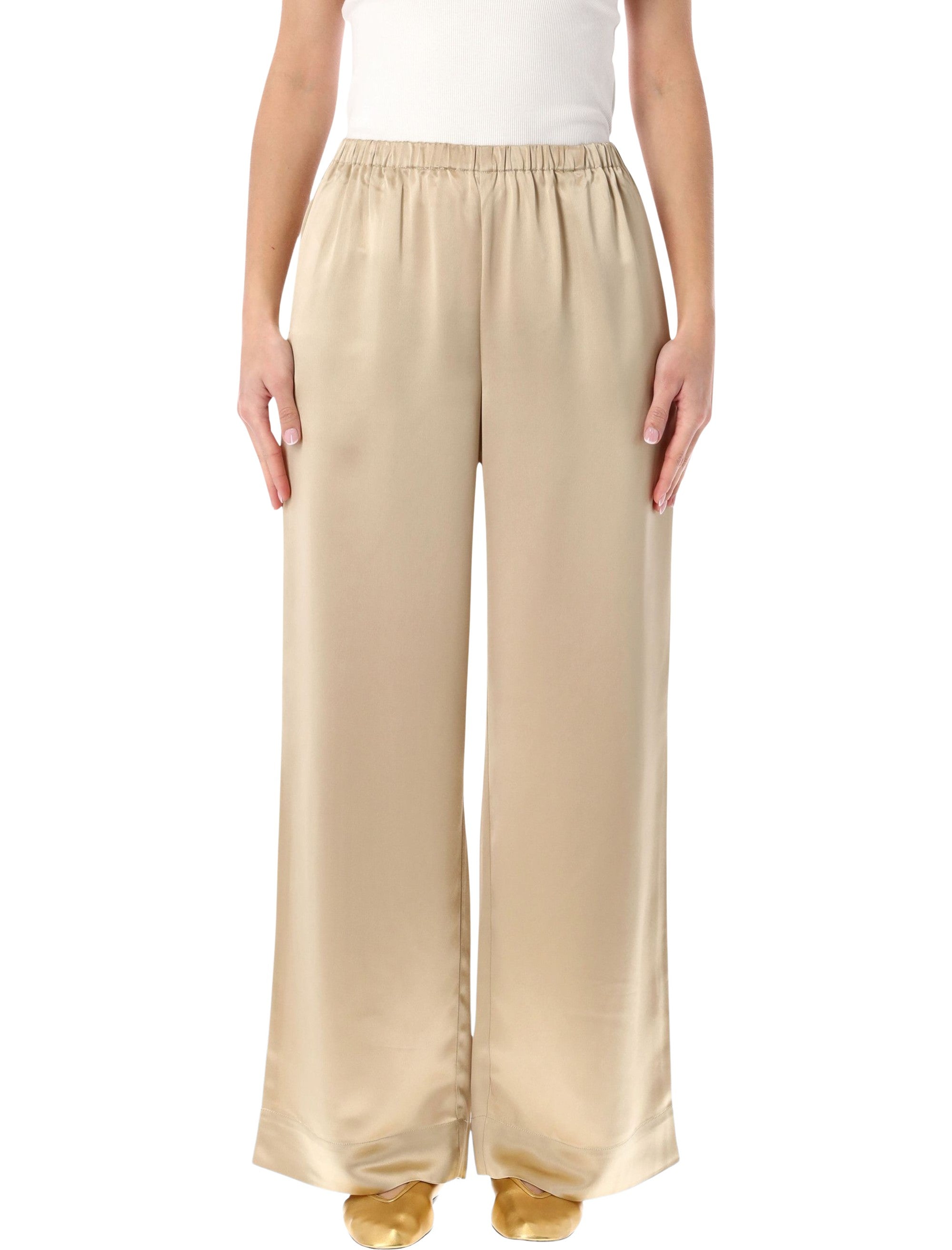 Fluid Wide-Leg Trousers - Size 36