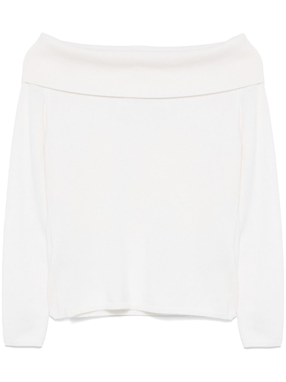 Off-shoulder sweater - Black
