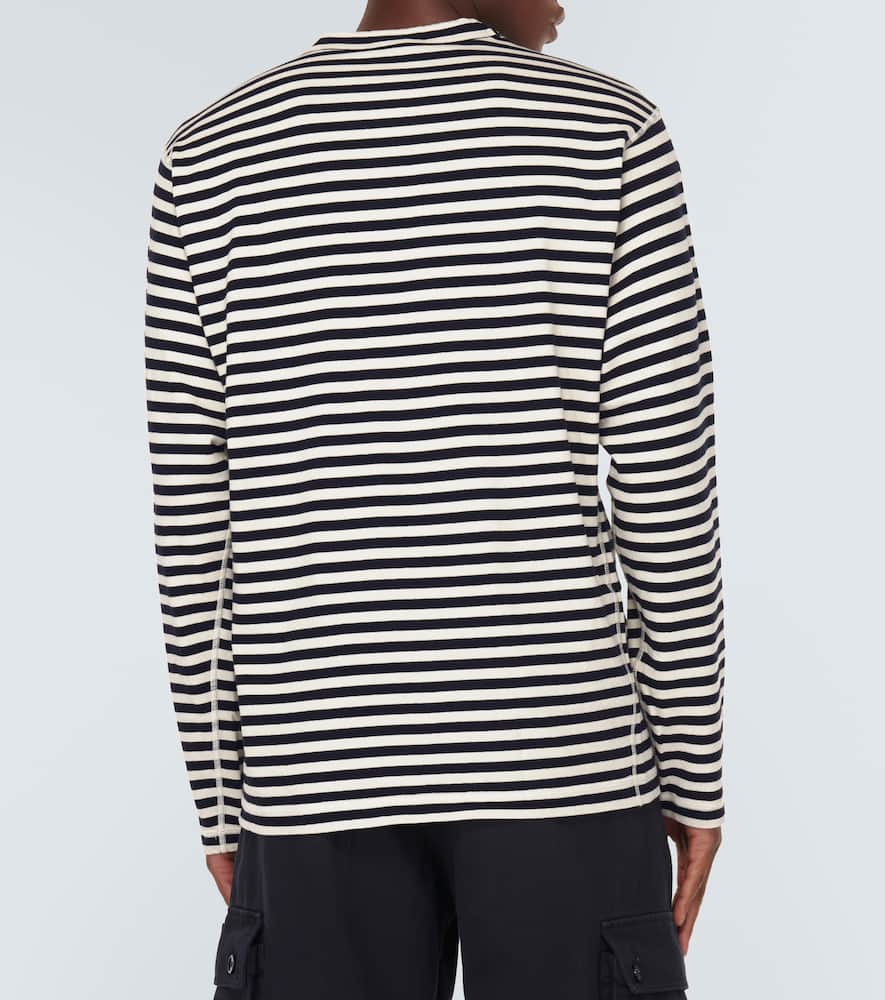 Striped cotton jersey T-shirt