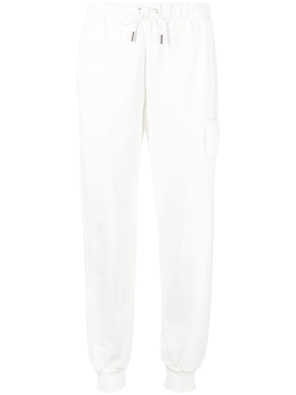 Drawstring track pants - White