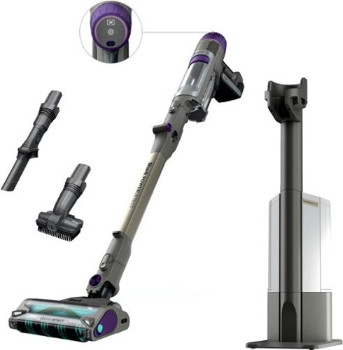 PowerDetect™ Clean & Empty Cordless Stick Vacuum & Auto-Empty System with Powerful Suction - Dark Gray