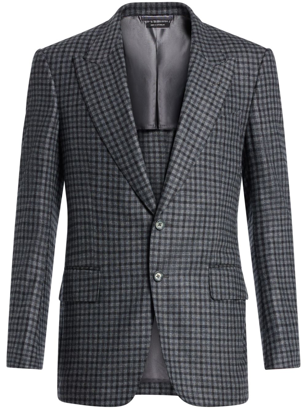 Checked blazer - Grey