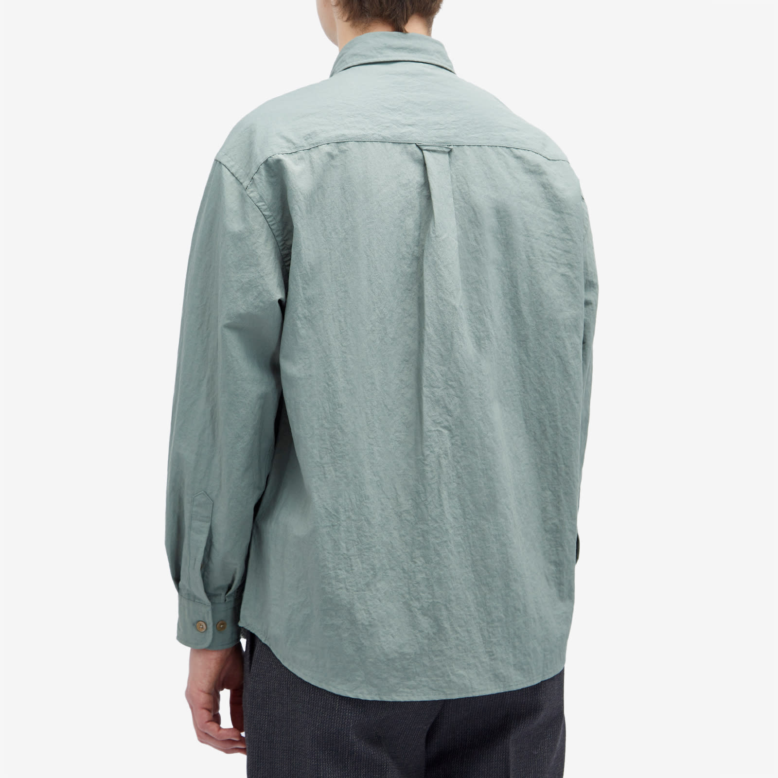 Men's Nylon Overshirt Jade Green