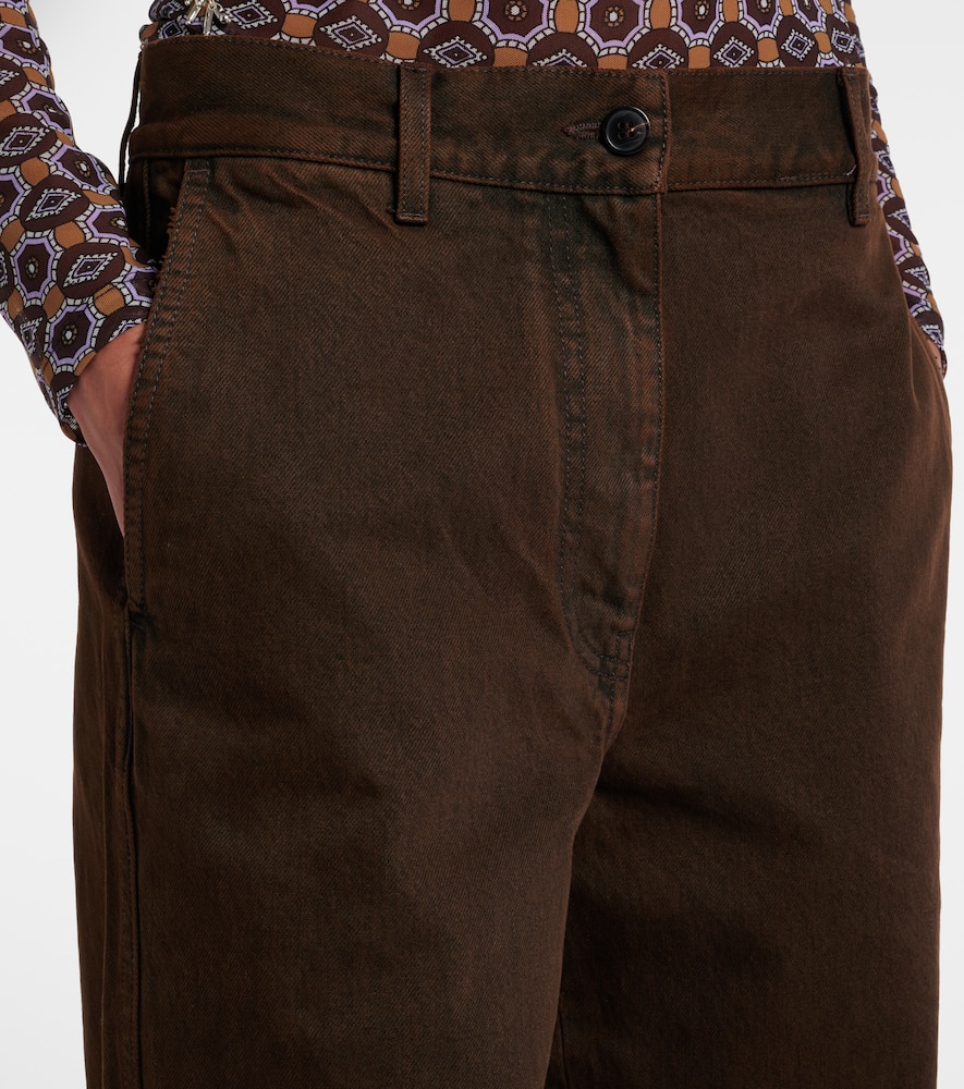 High-rise straight jeans