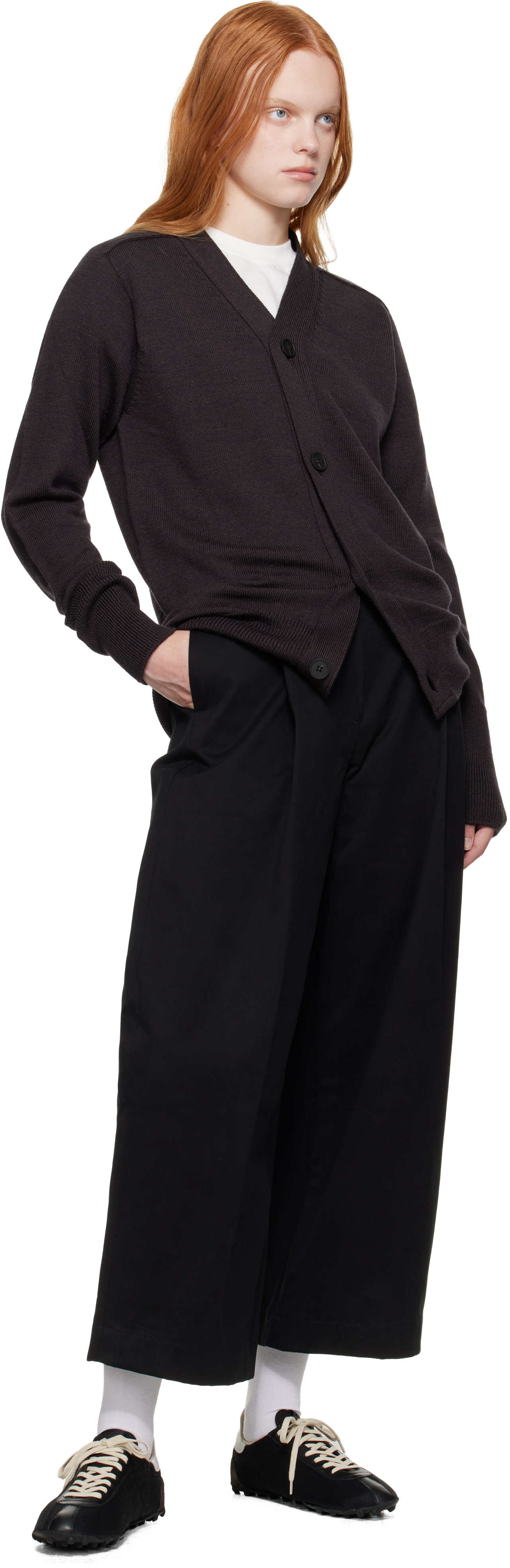 Black Dordoni Volume Trousers