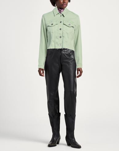 Woman Denim outerwear Light green
