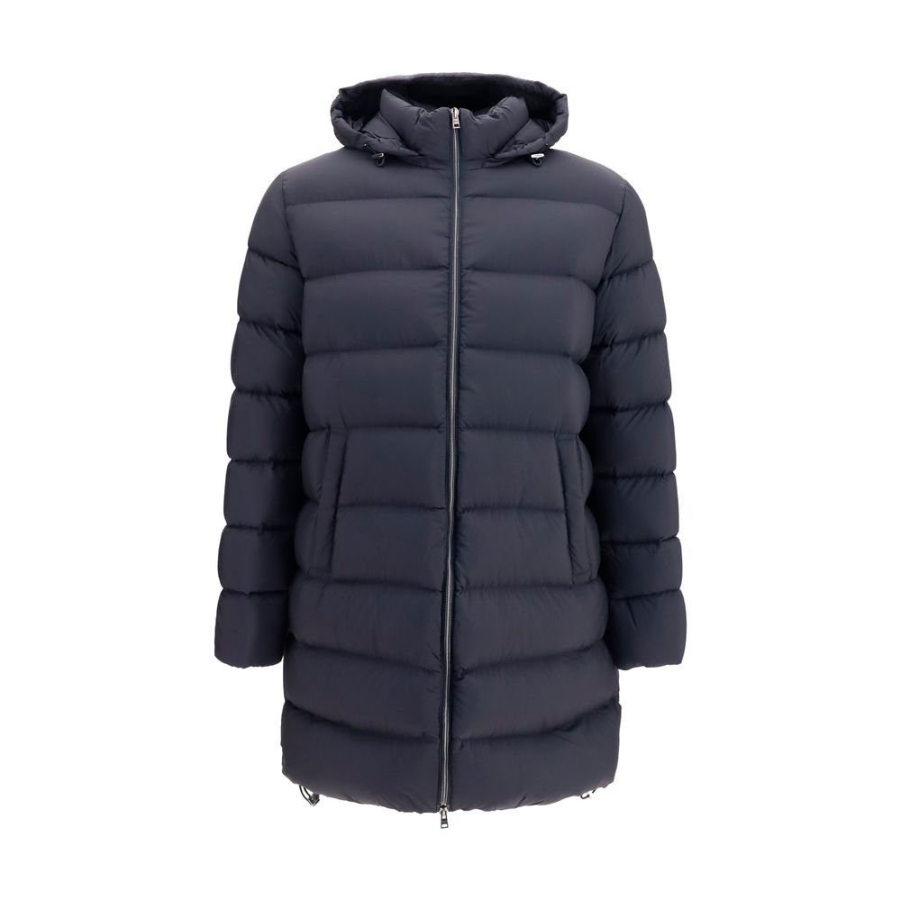 Padded Polyamide Down Jacket — Black