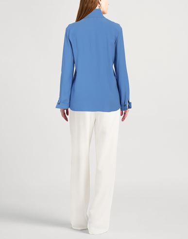 Liviana Conti Woman Top Pastel blue Size 10 Viscose, Acetate