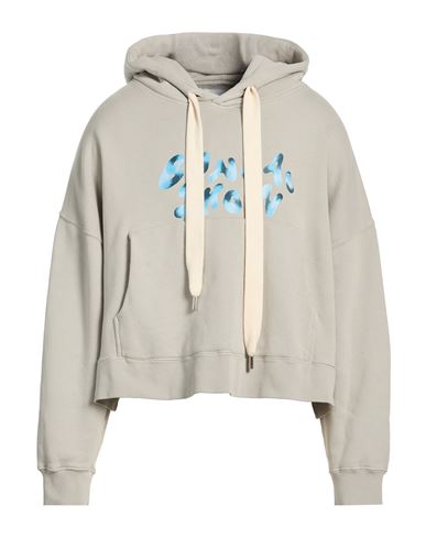 Man Sweatshirt Light grey Size L Cotton