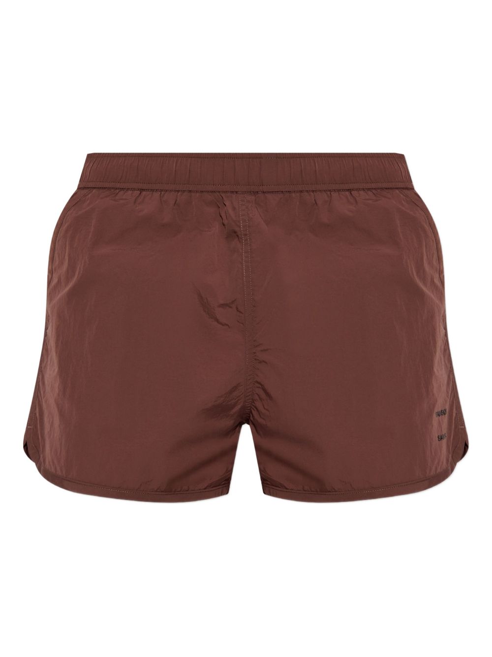Joel elasticated-waistband swim shorts - Brown