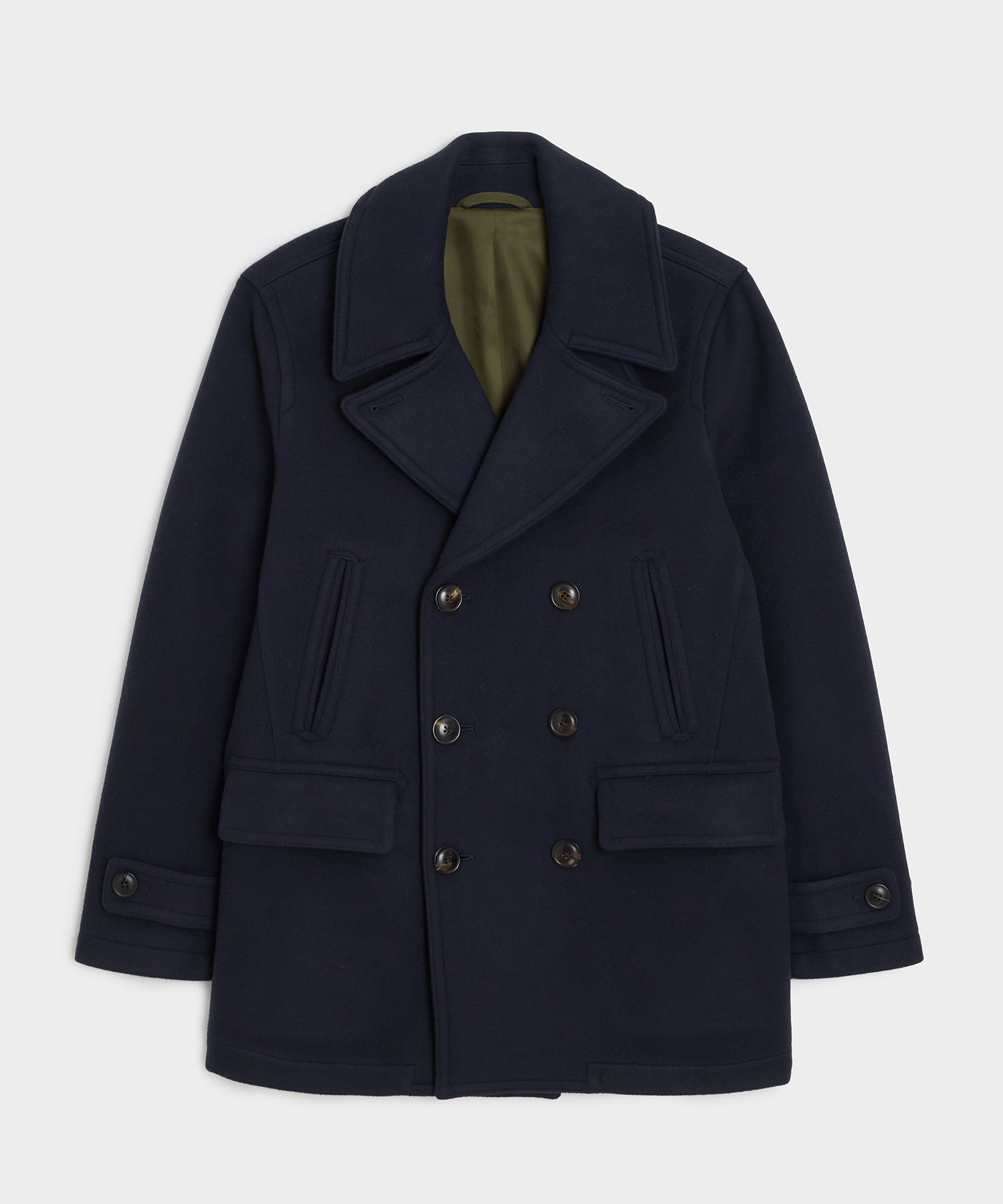 Italian Wool-Cashmere Peacoat