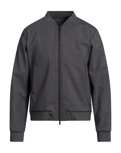 Man Jacket Charcoal Size L Wool, Polyamide, Elastane