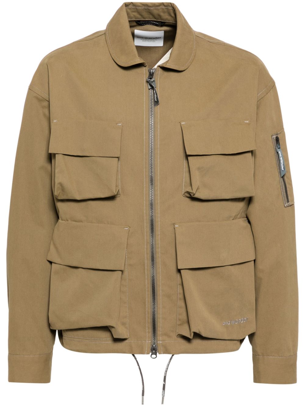 Twill field jacket - Brown