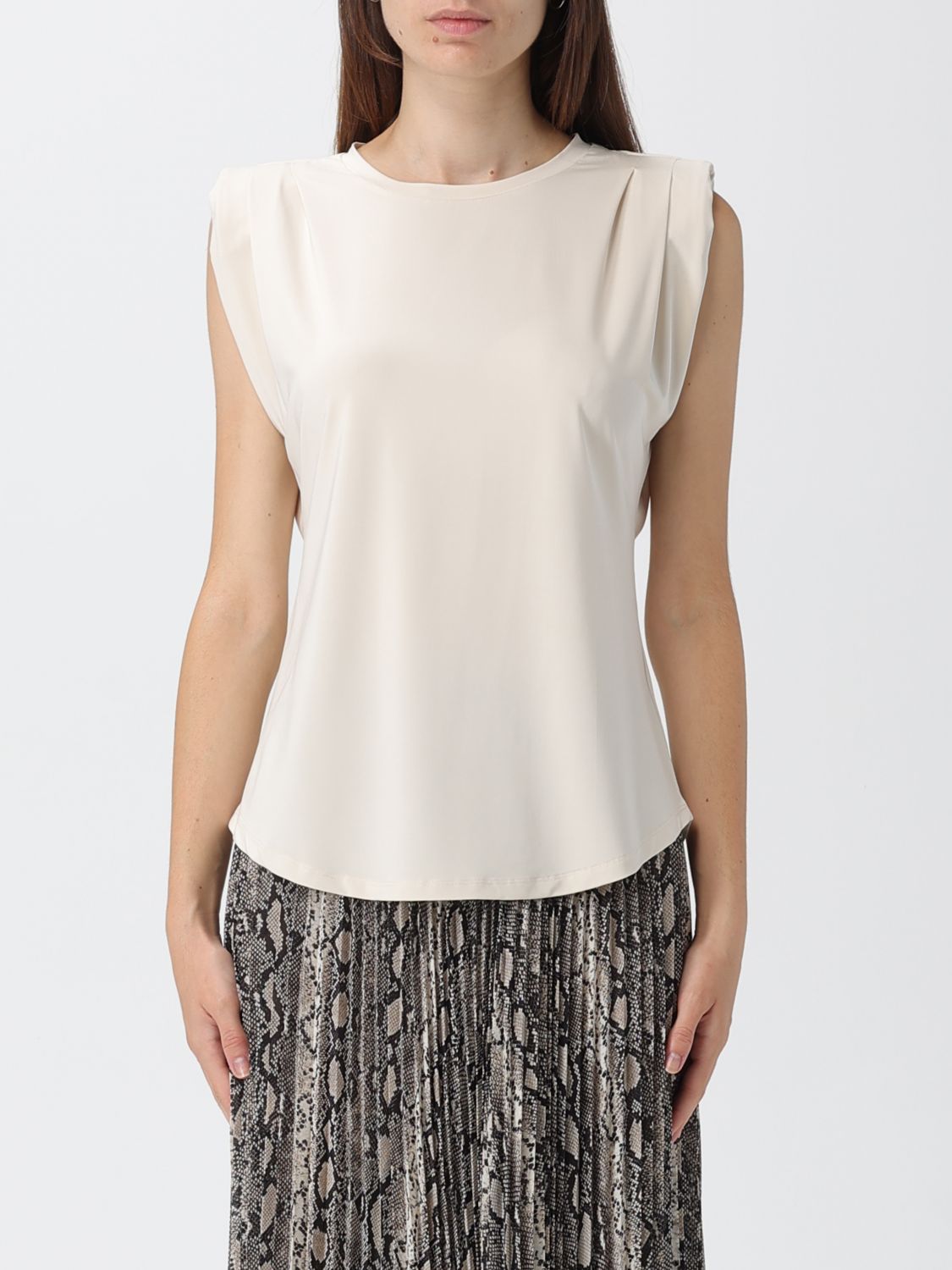 Top Woman color Ecru