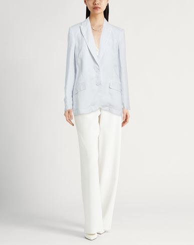 Woman Blazer Sky blue Size 4 Linen