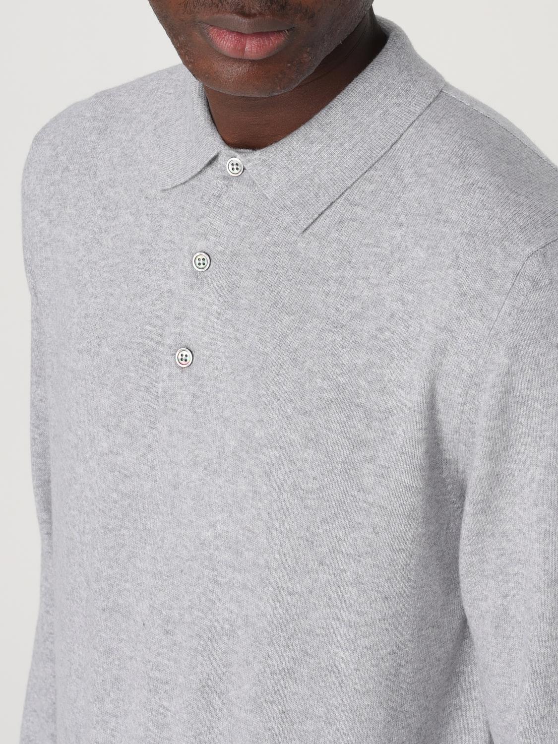 Polo Shirt Men color Grey