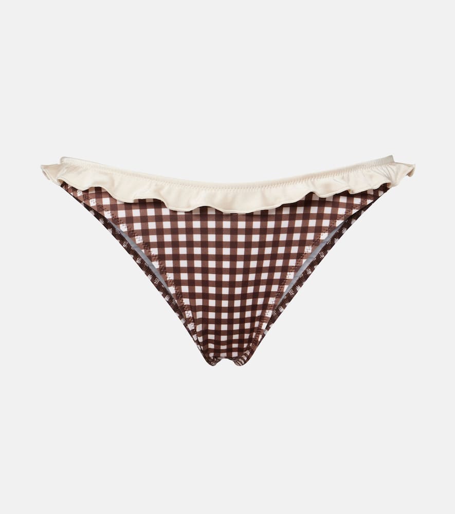 Angela gingham bikini bottoms