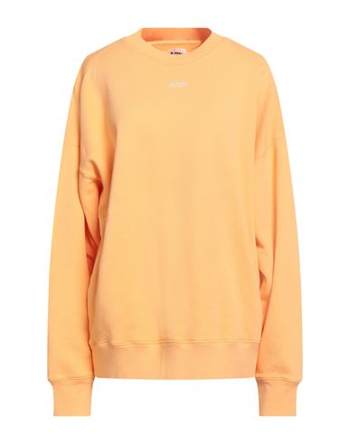 Woman Sweatshirt Apricot Size XL Cotton
