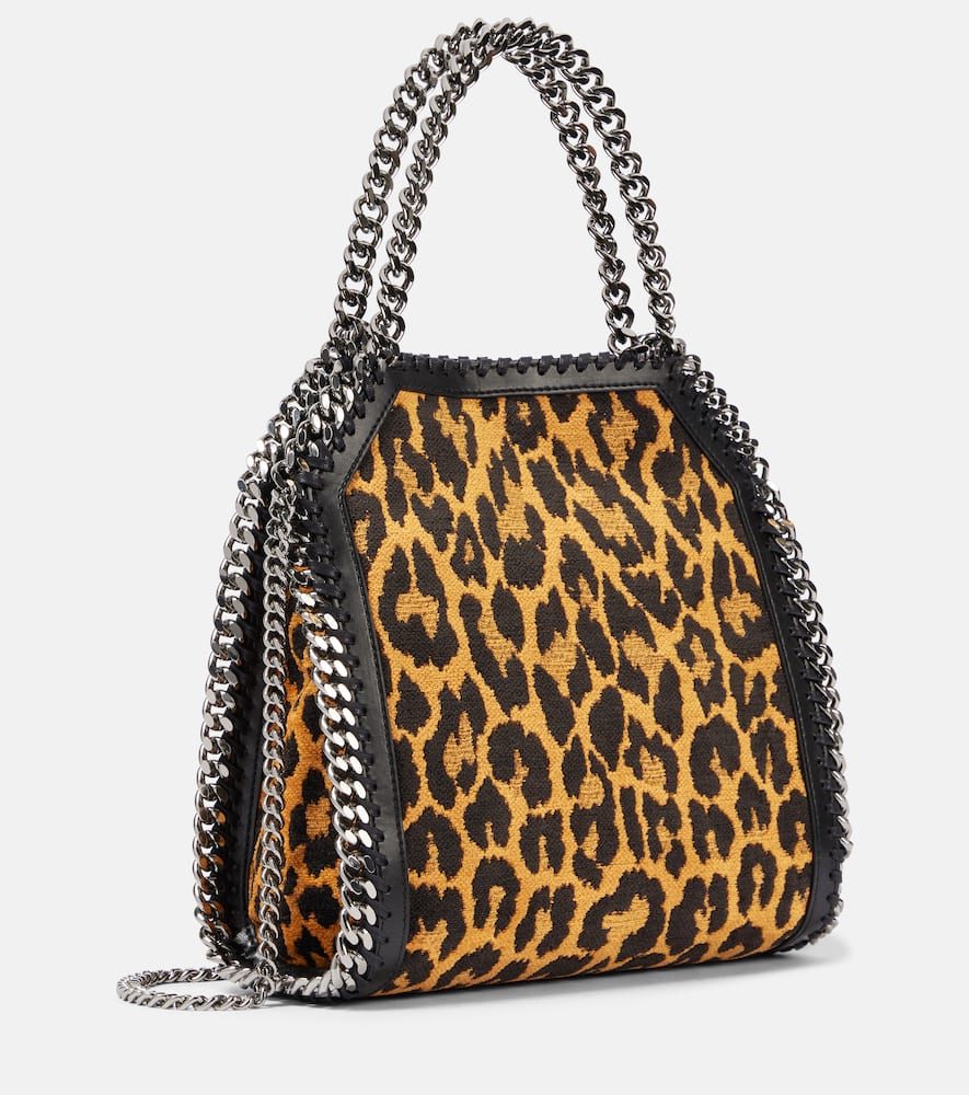 스텔라 매카트니 여성 Falabella Mini leopard-print tote bag