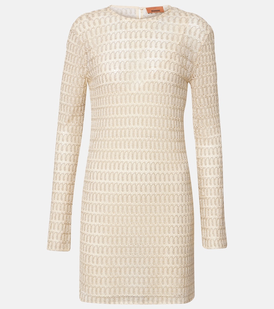 Lamé minidress