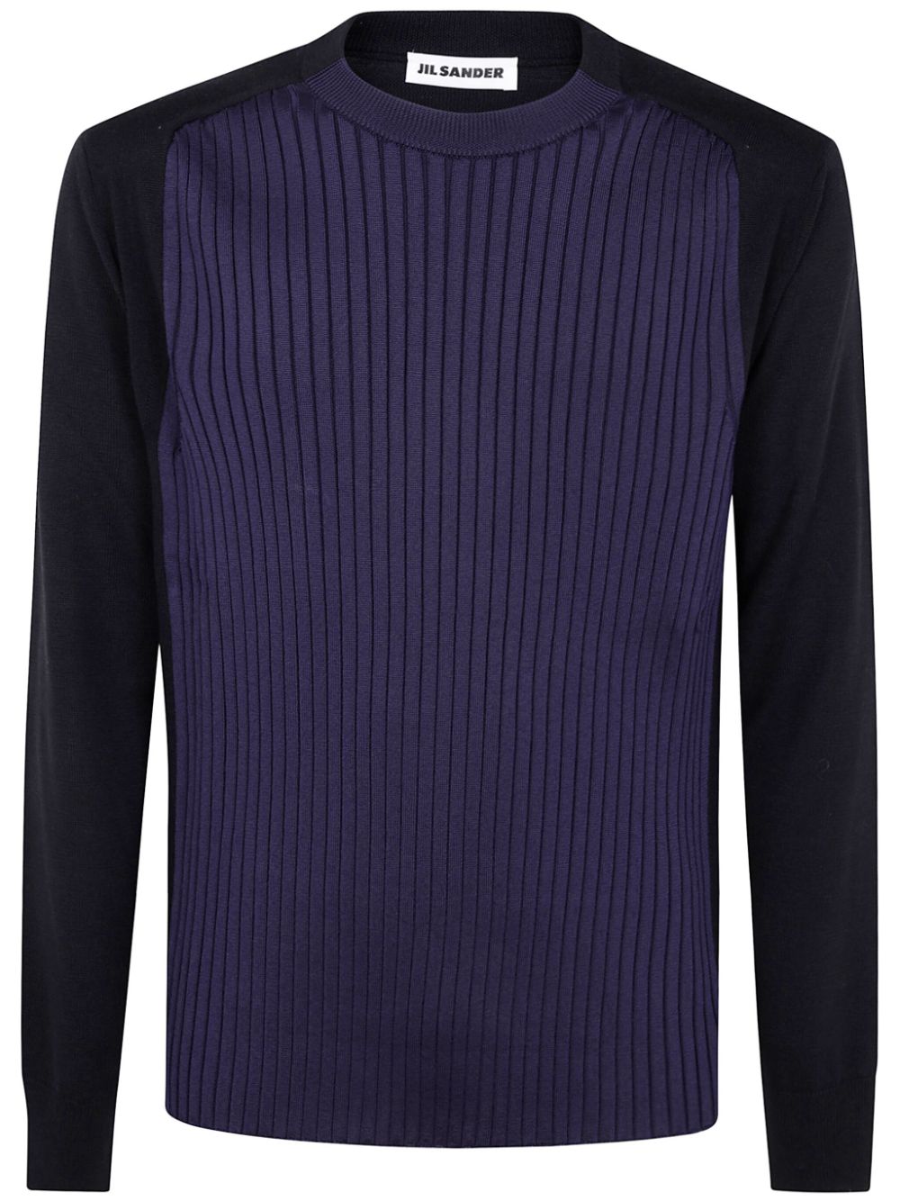 Panelled jumper - Blue