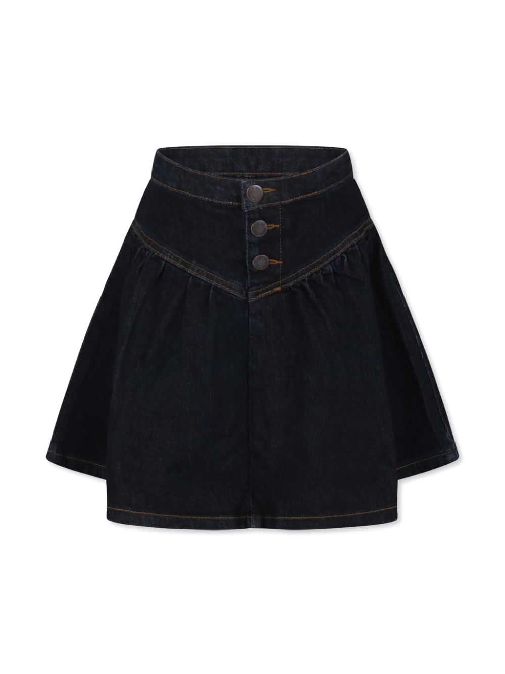 Girls Navy Blue Denim Skirt