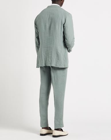 Man Suit Sage green Size 42 Linen