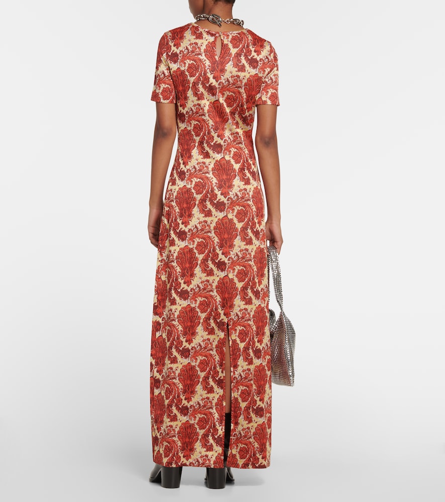 Printed maxi dress