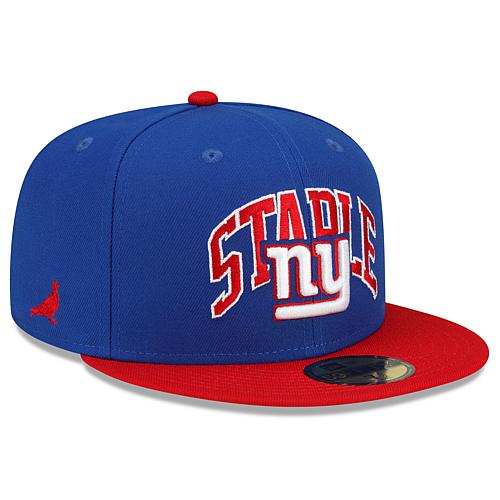Men's New Era Royal/Red New York Giants NFL x Staple Collection 59FIFTY Fitted Hat