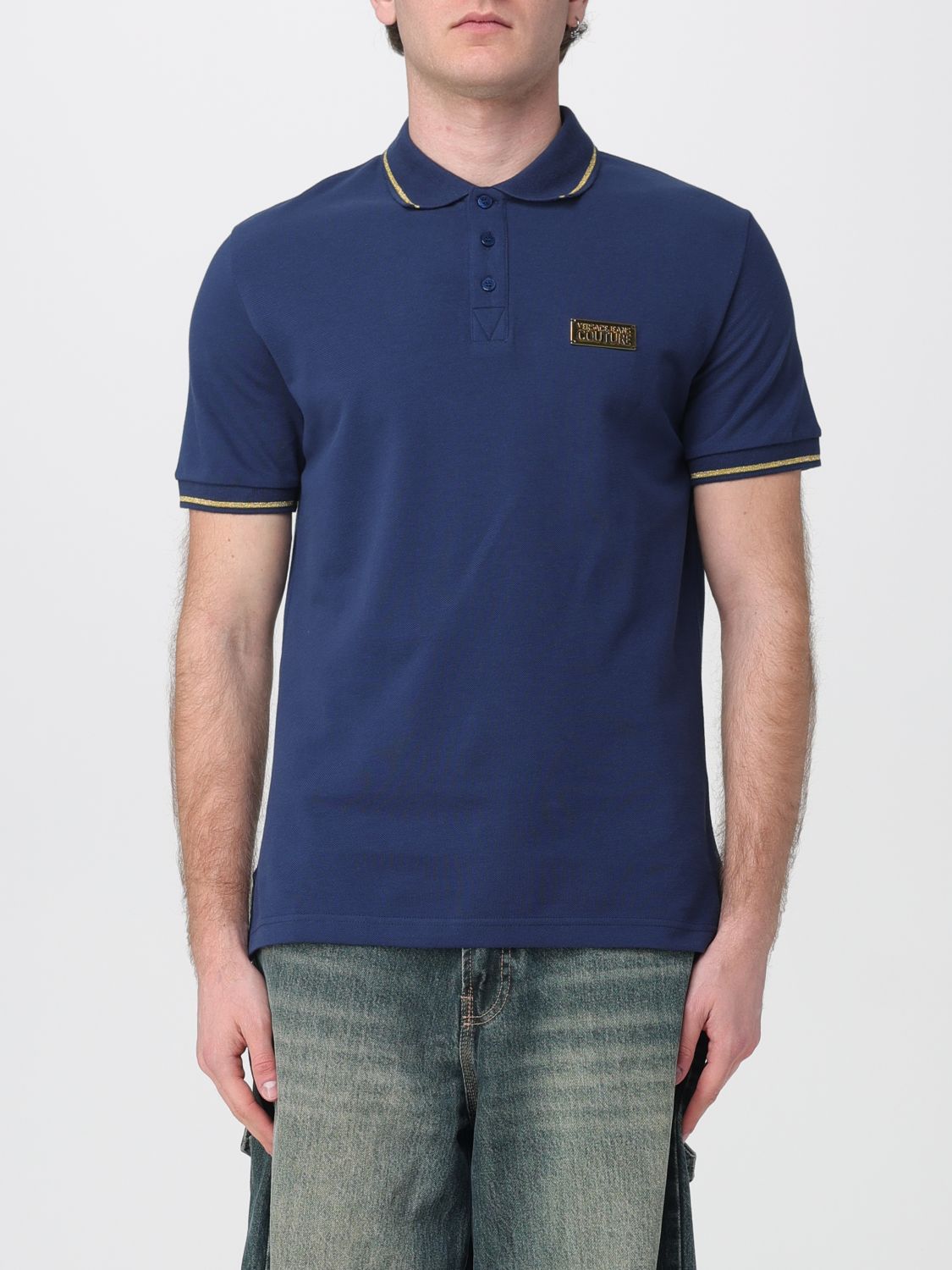 Polo Shirt Men color Gold