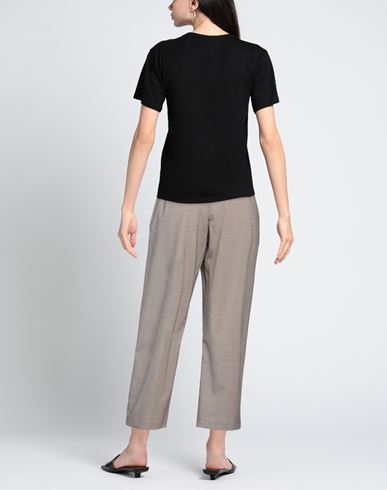 Woman Pants Grey Size 8 Virgin Wool, Elastane
