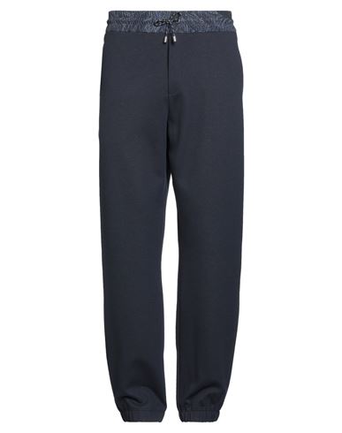 Etro Man Pants Midnight blue Size S Polyester, Cotton, Elastane