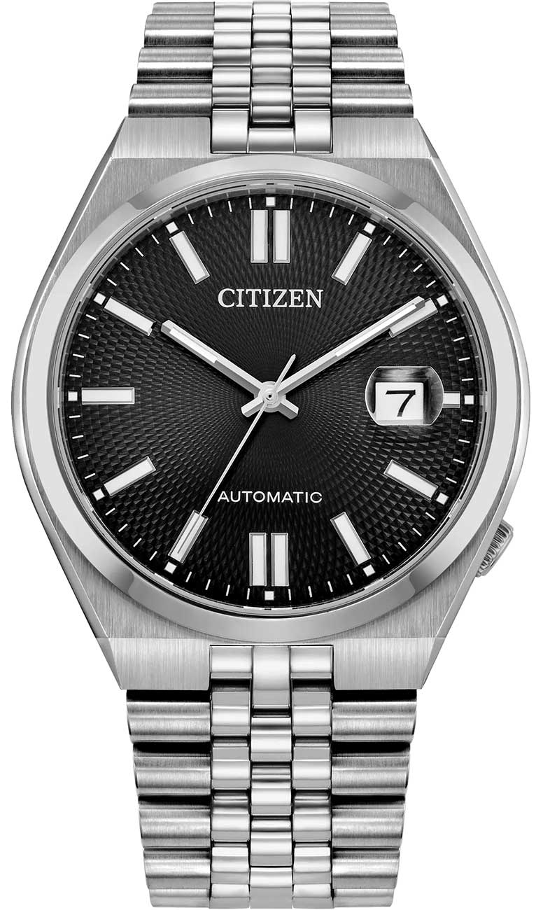 Tsuyosa 60 Automatic Watch 40mm with Black Dial